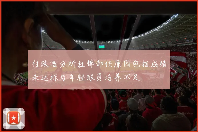付政浩分析杜锋卸任原因包括成绩未达标与年轻球员培养不足